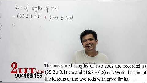 Units & Measurements Q19 Nootan Physics Numericals