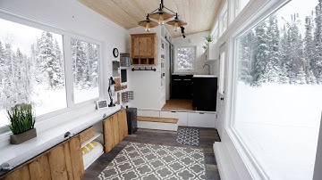 Open Concept Modern Tiny House with Elevator Bed #anawhite
