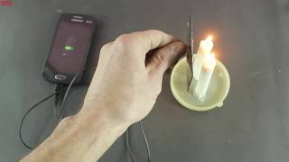 Free Energy Solar Cell With Fire