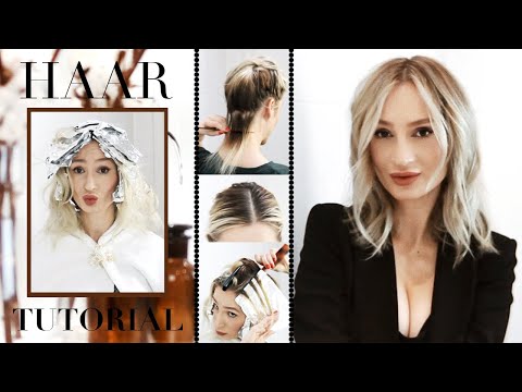 Video: So wenden Sie Highlight- und Lowlight-Folien auf das Haar an (mit Bildern)