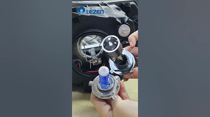 How to install H4 LED headlight with projector lens?