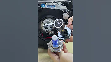 How To Install H4 LED Headlight With Projector Lens 