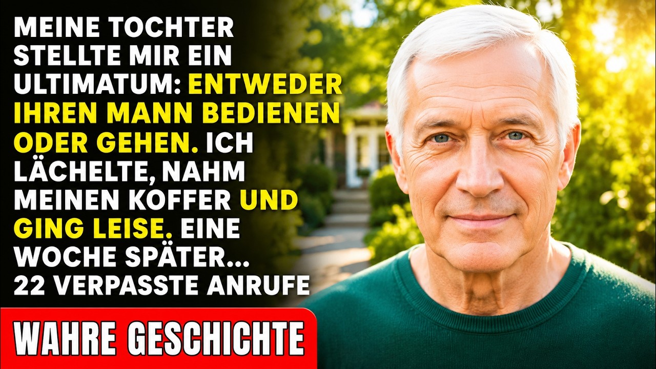 Ein ganz normaler Samstagnachmittag in Garmisch-Partenkirchen. Ich kam mit Einkaufstüten zurück, die Griffe schnitten in meine Handgelenke, als meine Tochter Stephanie sagte: „Du wirst entweder...