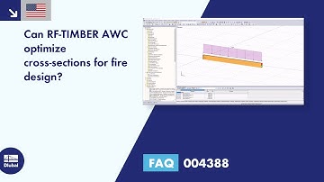 FAQ 004388 | Can RF-TIMBER AWC optimize cross-sections for fire design?