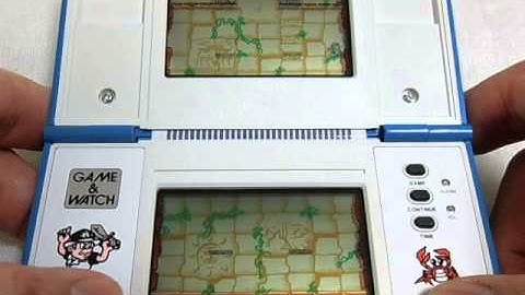 13223 Nintendo Game & Watch Gold Cliff MV-64 1988