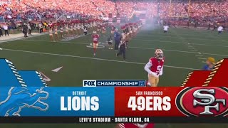 NFL on FOX: 2024 NFC Championship Intro/Theme | Lions vs 49ers