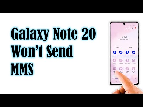 Galaxy Note 20에서 MMS를 보내지 않는 경우 해결 방법