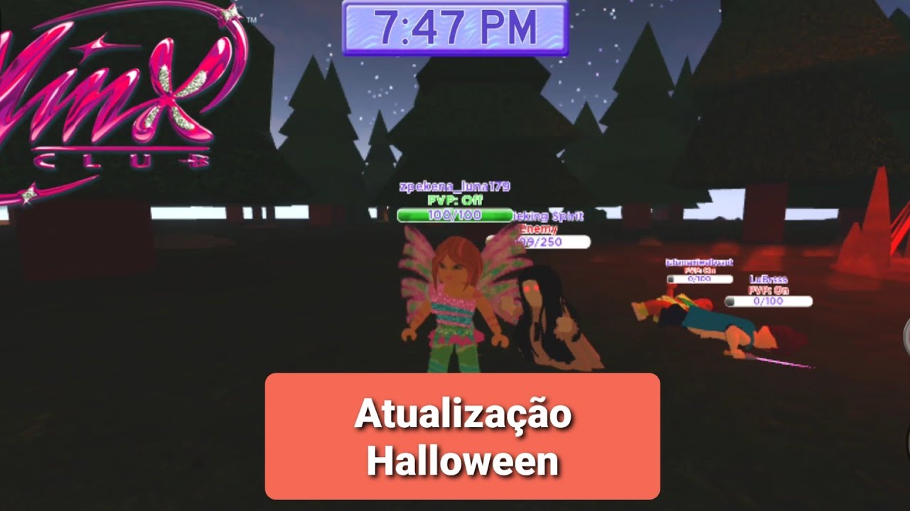 Ivix Club Winx Club Roblox Atualizacao Halloween Enchantix 8 Temporada E Youtube - halloween ivix club world of ivix roblox