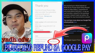 HOW TO REFUND YOUR MONEY IN GOOGLE PAY VERY EASY LANG (TAGALOGTUTORIAL)