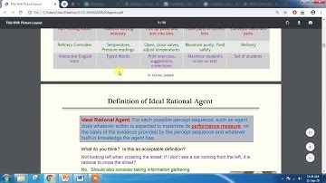 AI Agents Part 1 | Types of Agents Environment | Artificial Intelligence |