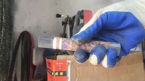 TLVN-Dao Làm Bếp quá trình mài đánh bóng tạo lỗ cho cán dao nhật gỗ ổn định khâu sừng trâu đệm đồng