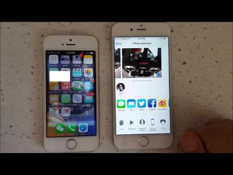 iPhone 6, Plus, 6S : How to Use AirDrop (Androids uses NFC, S Beam, Bluetooth, Wifi-direct))