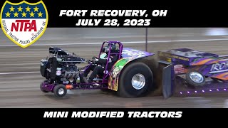 7/28/23 NTPA GN Fort Recovery, OH S1 Mini Modified Tractors