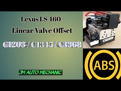 Lexus LS460 ABS Linear valve offset