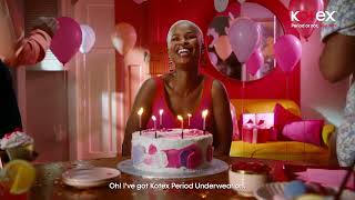 Video voorbeeld van "Kotex® Period Underwear"