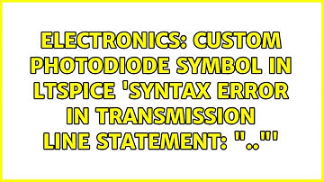Custom photodiode symbol in LTSpice 
