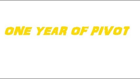One year of Pivot animations anniversary