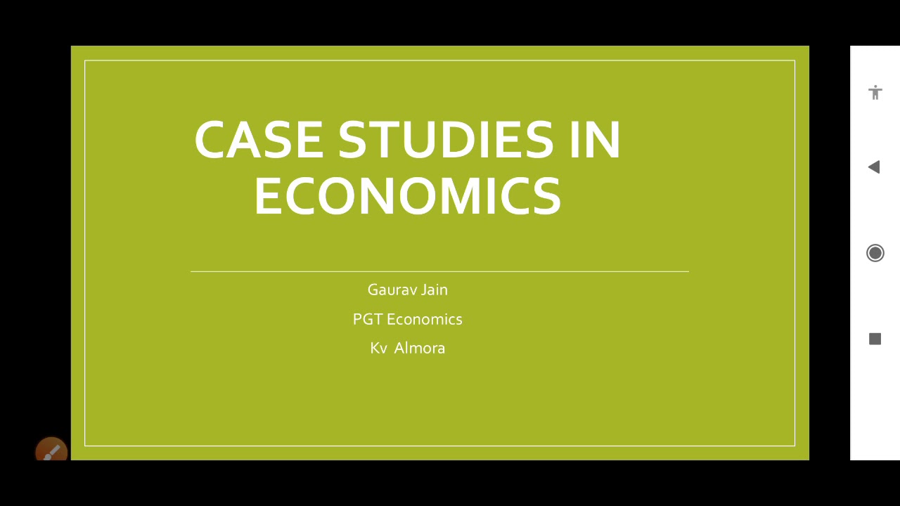 economic case study definition