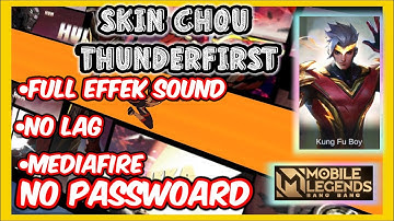 script chou hero thunderfirst | full efek sound | patch beatrix | mobile legends
