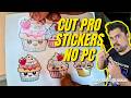 How to Cut Stickers WITHOUT a Computer! ✨ Brother ScanNCut SDX 125 Tutorial (Step by Step)