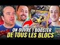 On ouvre un booster pokmon de tous les blocs  la magie de nol a opr avec des cartes folles 