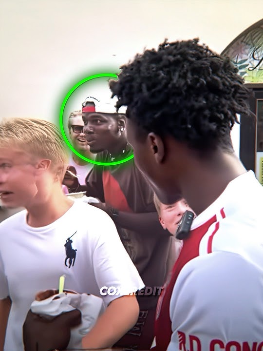 Kids ignored Pogba but.. 😮‍💨🔥