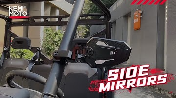 How to install UTV Aluminum Pro-Fit Side Mirrors for Ranger General | Kemimoto
