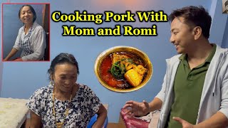 रायो सागसँग बङ्गुरको मासु पकाउन सिक्दै,सिकाउँदै आमा,म र रोमी Biswa Limbu Daily Vlogs| Mero Online TV