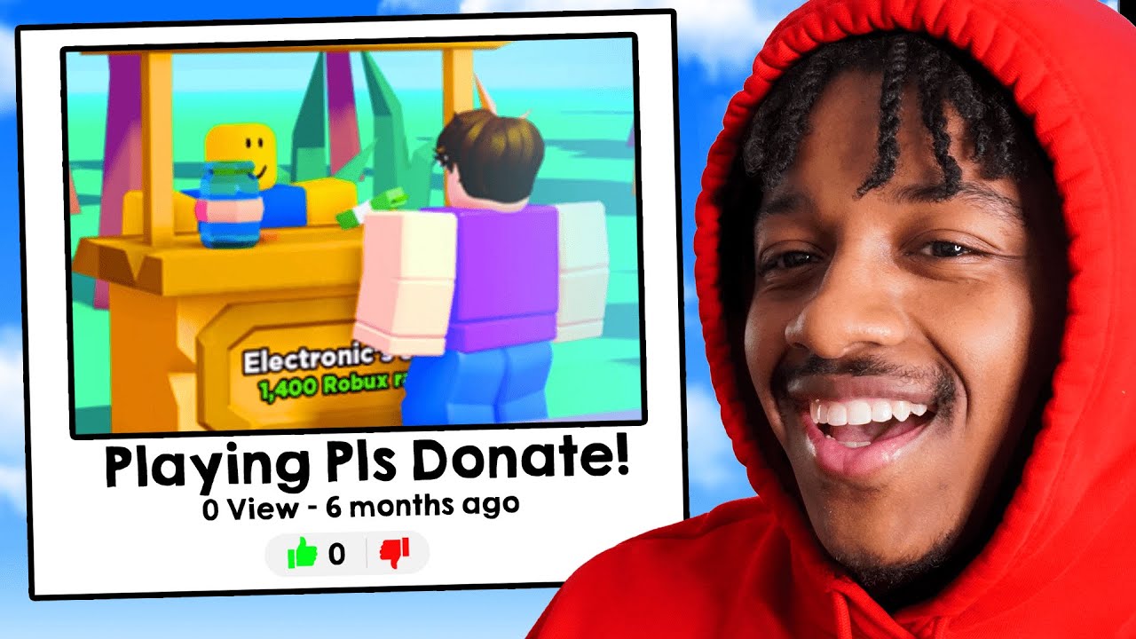 Reacting To Roblox Pls Donate Videos With 0 Views