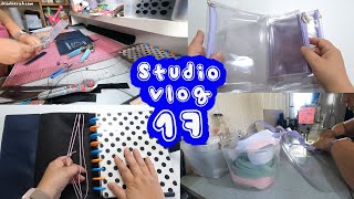 📖 Híbrido: caderno de discos + elásticos para extras | studio vlog 17 🎥
