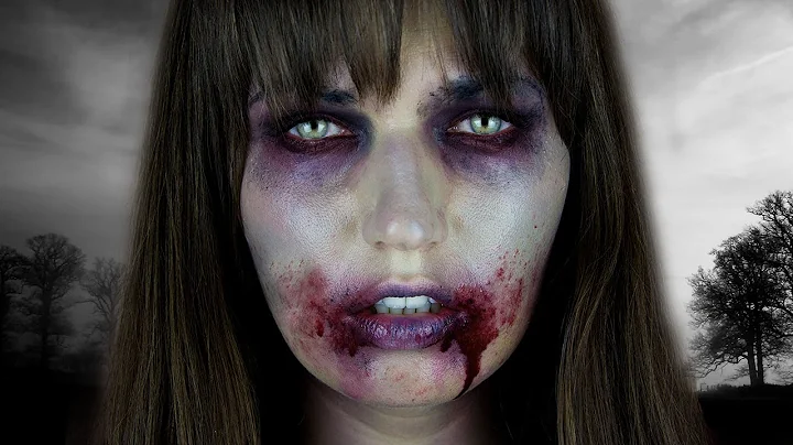 Easy ZOMBIE Halloween Makeup that ANYONE can do!! ...