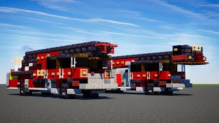 Minecraft La Crosse FD Quint Fire Truck Tutorial