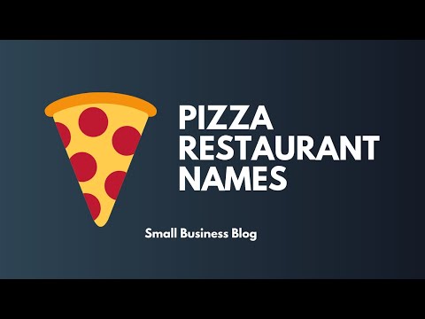 Video: How To Name A Pizzeria