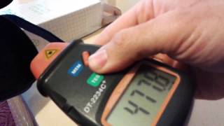 Digital photo tachometer from Banggood