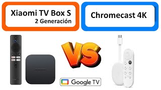 Xiaomi TV Box S vs Chromecast Google TV