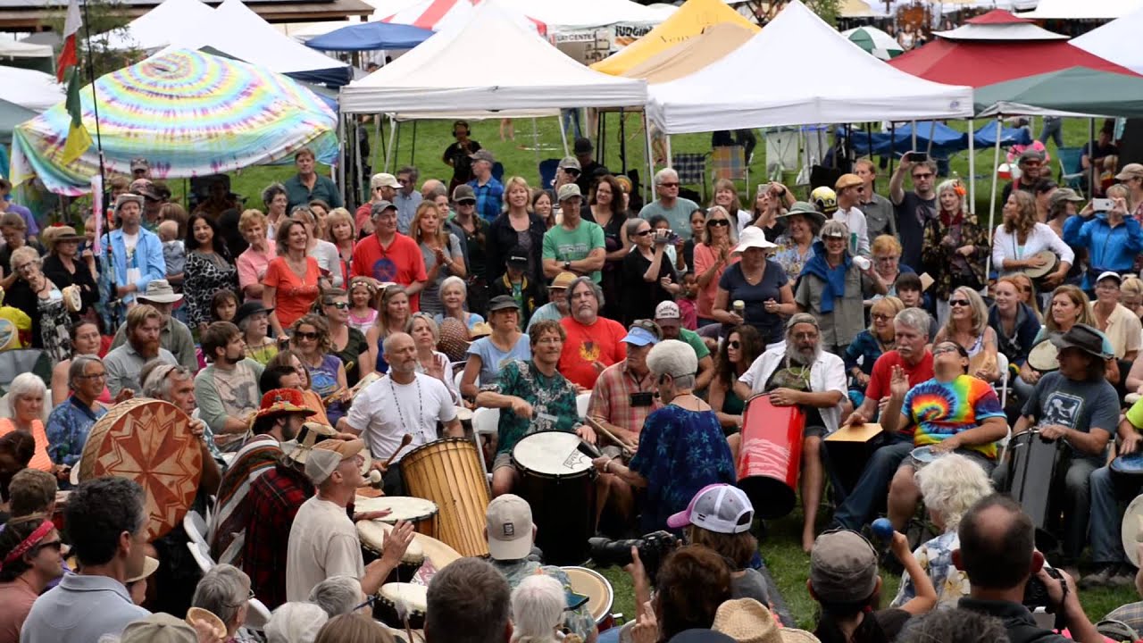 2015 Carbondale Mountain Fair Drum Circle YouTube
