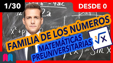 1/30 Megacurso Matemáticas 60h desde 0 a 100: Clase 1 Familia de los números