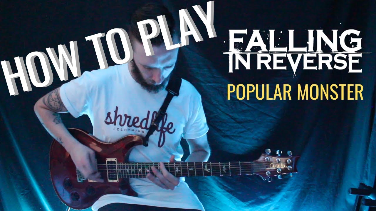 Tyler Falling In Reverse How To Play: Popular Monster - Falling In Reverse - Tyler Pace (w ...