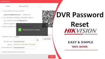 Hikvision DVR Password Reset Through SADP Tools | hikvision dvr password reset