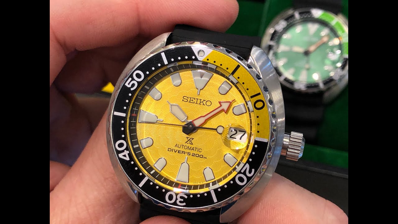 SEIKO ZIMBE MINI TURTLE SRPD19K SRPD17K - YouTube