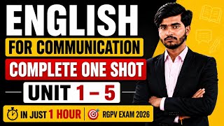 English for Communication Complete One Shot 🔥 | Units 1–5 in Just 1 Hour 😱 | RGPV Exam 2026 screenshot 2