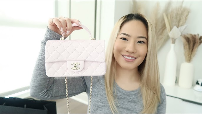 NEW!💗22P Chanel Small Medium Business Affinity Rose Clair Pink💗 Caviar  GHW Bag