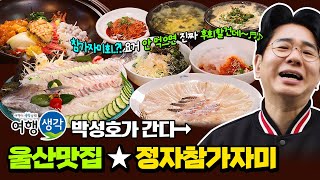 [#울산맛집] 죽기 전에 꼭 먹어야 할 참가자미회, 40년 경력의 베테랑 전문가의 손맛 ‘백년가게’선정 #울산달동맛집 #정자참가자미