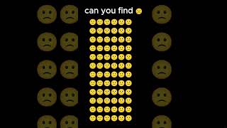 can you find ☹️