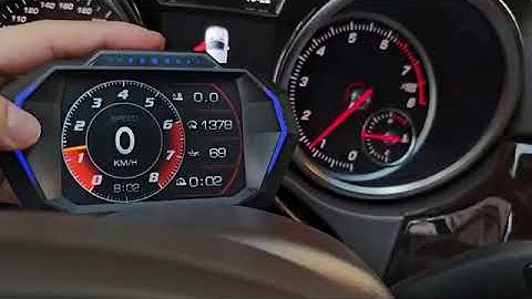 2023 WiiYii OBD2 METER P24---Car Test