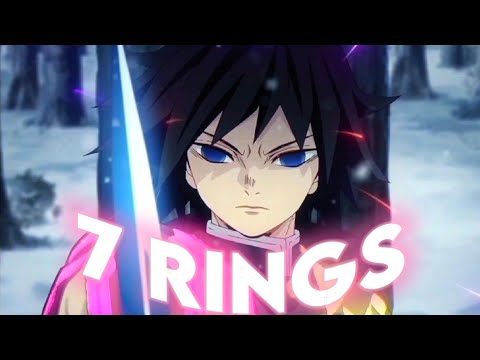 7 Rings - Anime edit (Best CapCut editor)