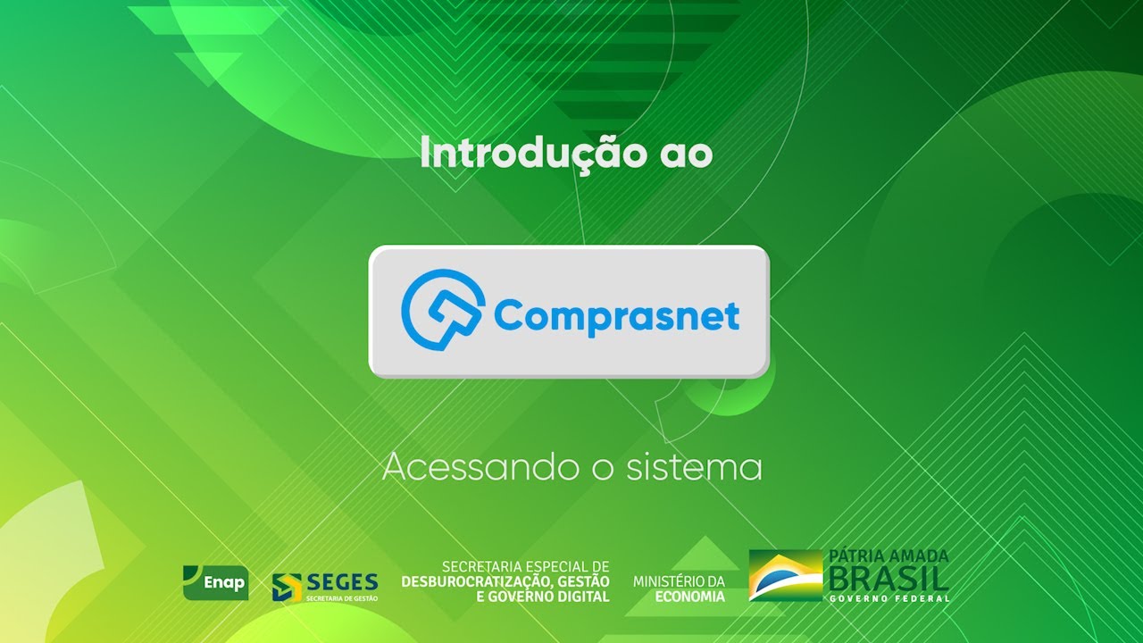 Vídeo 1 - Introdução - Apresentando o projeto Comprasnet 4.0 e visão de futuro