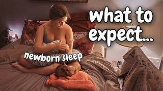 Spend a REAL Night with a Newborn + Breastfeeding Exclusively