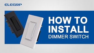 elegrp | how to install digital dimmer switch dm19