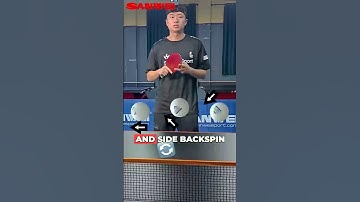 Lesson 5: How to create side spin by a hook serve？